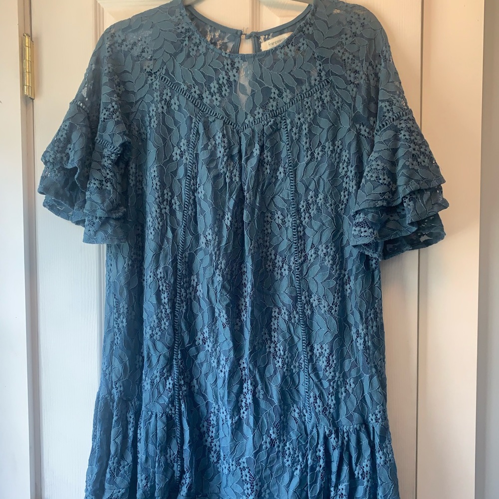 Blue Lace Dress